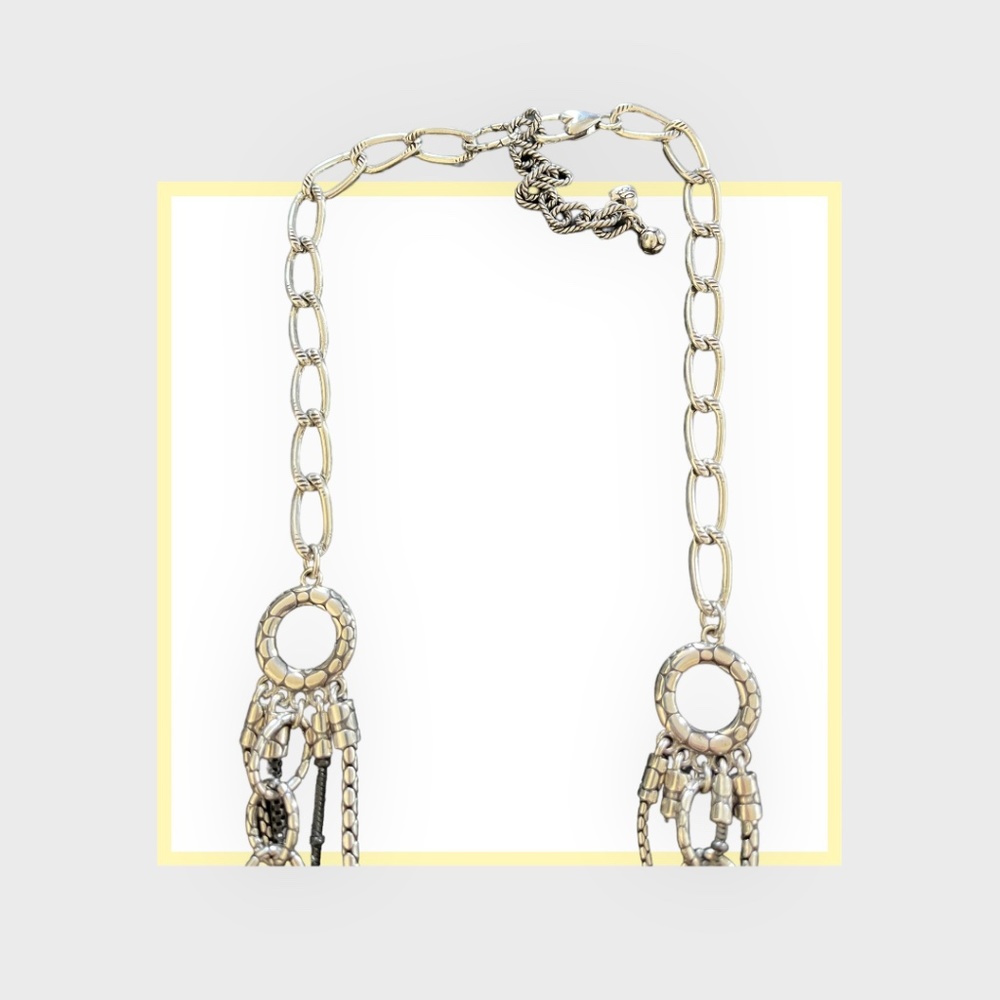 Brighton Silver Multi-Strand Length Necklace - image 5